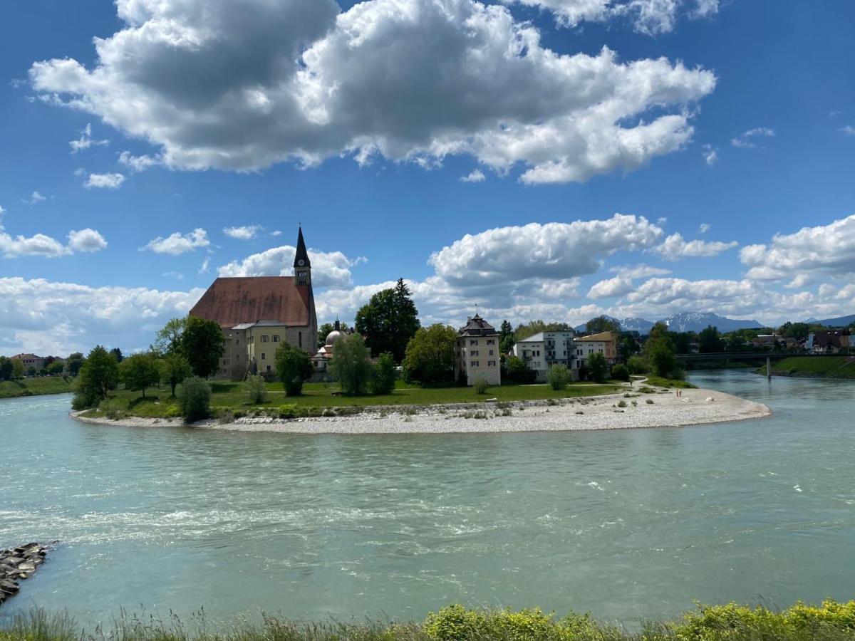 Ferienwohnung An Der Idyllischen Salzachschleife Naehe Salzburg Laufen Kültér fotó